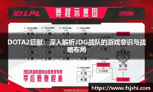 DOTA2巨献：深入解析JDG战队的游戏意识与战略布局
